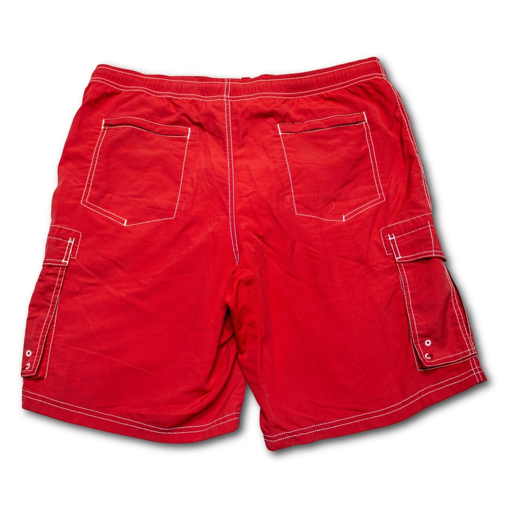 Gander Mountain Guide Series Cargo Board Shorts Mens Large Red - Picture 2 of 7